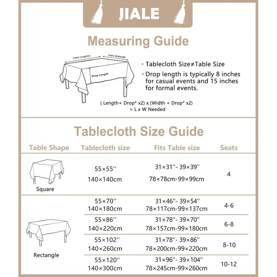 Tablecloths for Rectangle Tables, Cotton Linen Table Cloth Waterproof Tablecloth Wrinkle Free Farmhouse Dining Tables Cover, Sof