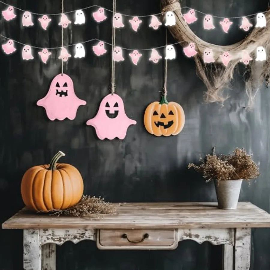 Halloween Decorations Halloween String Lights 10 Feet 20 LED Hanging LED Lights Battery Operated for Home Party Indoor Outdoor
