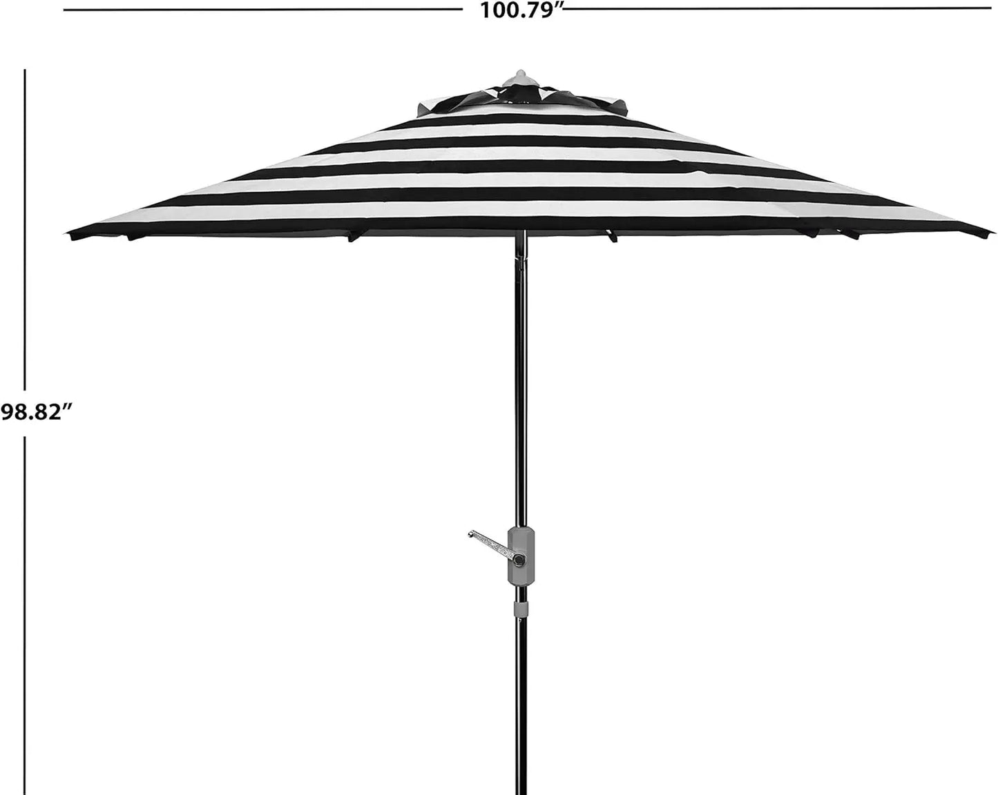 9-inch Auto Tilt Outdoor Umbrella, Fashion Design for Patio and Garden Use