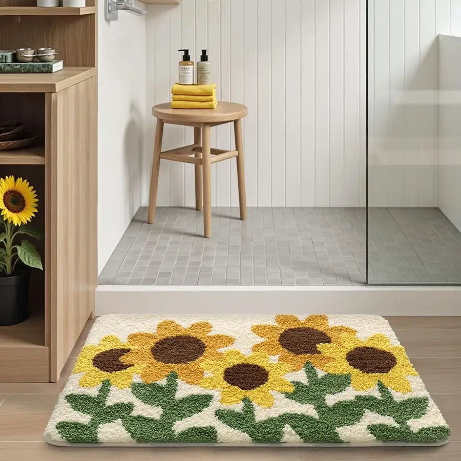 Bathroom Rug 20x32, Soft Absorbent Microfiber Bath Mats, NonSlip Machine Wash Bath Mats for Bathroom, Shower and Bathtub Floor,