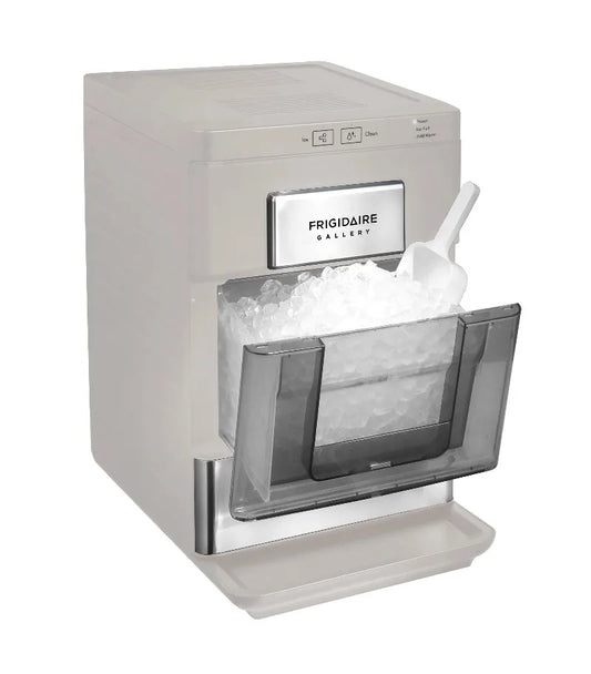Frigidaire Gallery 33 lbs. Touchscreen Nugget Ice Maker - Stainless Steel Accent, EFIC220, Grey