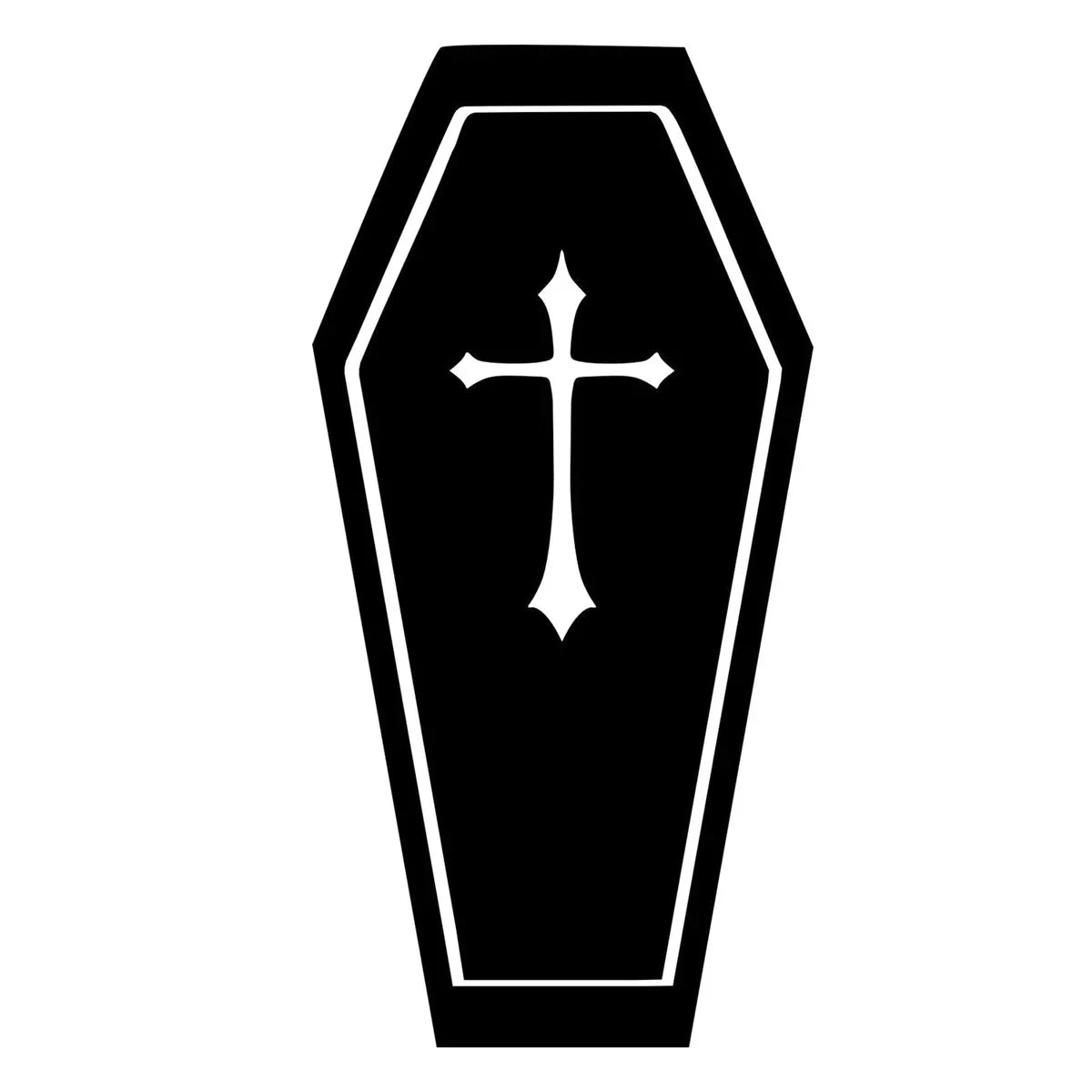 Bedroom Carpet Long Comfortable Floor Mat Gothic Style Rug Halloween Bedside Foot Mats Coffin Shape Rugs Home Decoration Carpets